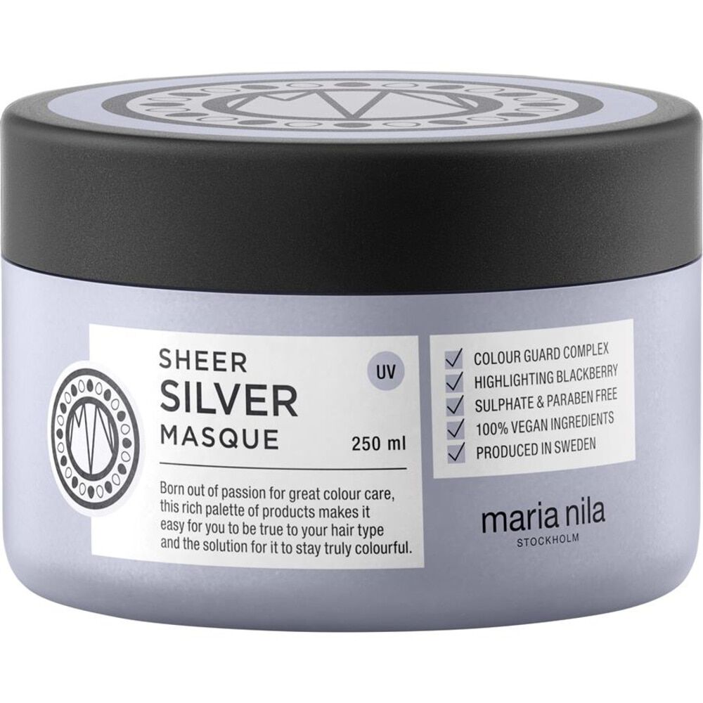 цена Maria Nila Sheer Silver маска для светлых и обесцвеченных волос, 250 мл