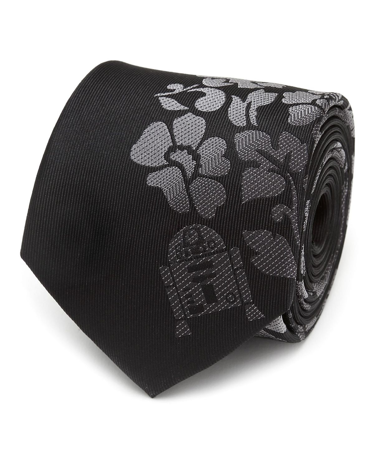 R2D2 Мужской галстук с цветочным принтом Star Wars галстук хаки черно серый 6см