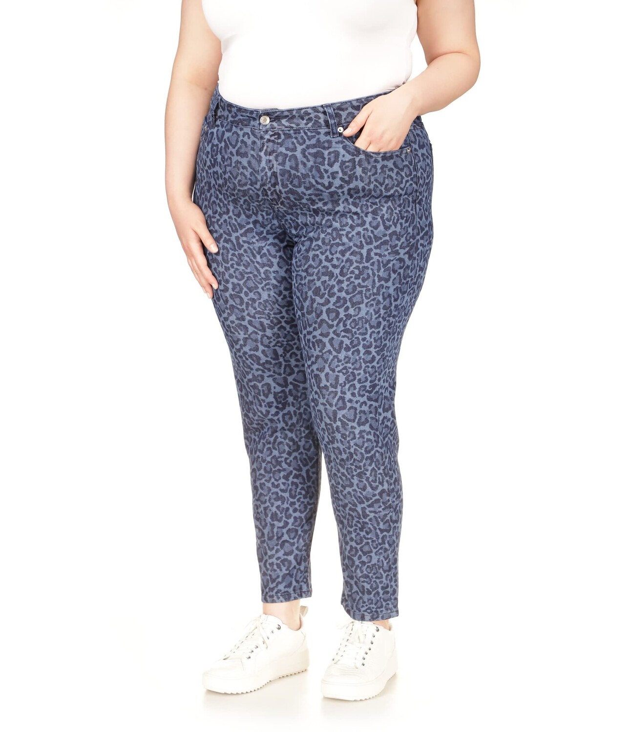 

Джинсы MICHAEL Michael Kors, Plus Size High-Rise Straight Skinny Selma