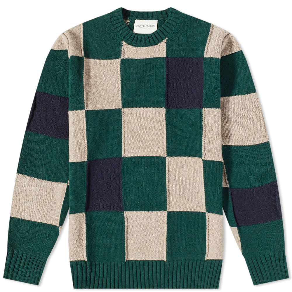 

Джемпер Country Of Origin Check Crew Knit, Зеленый