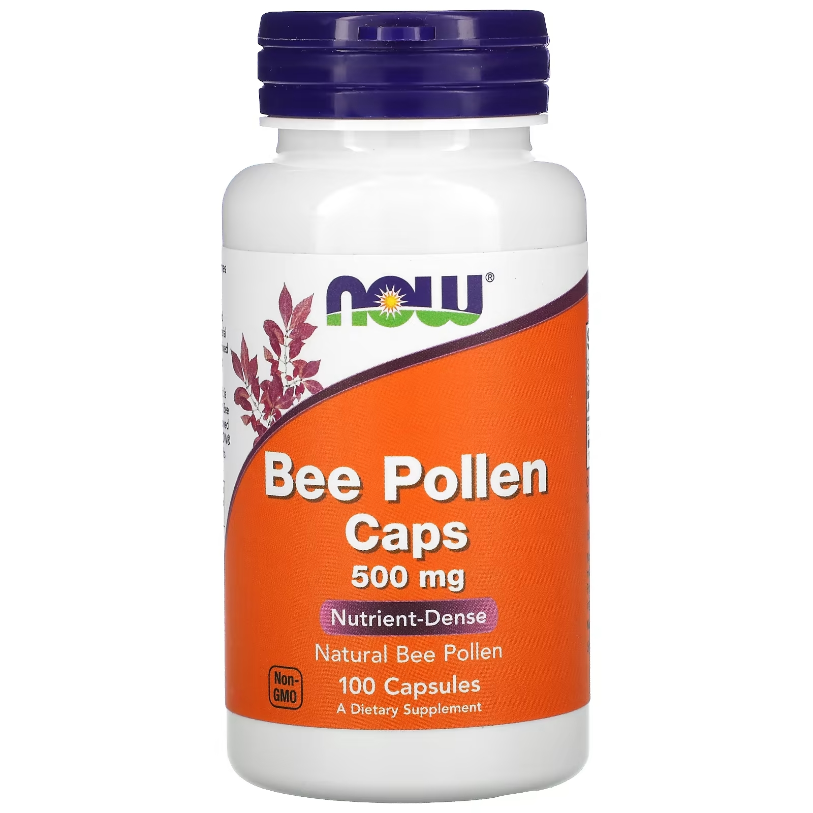 NOW Foods капсулы с пчелиной пыльцой 500 мг, 100 капсул now foods капсулы для печени 100 капсул