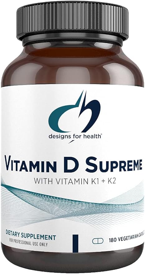 Витамин D Supreme — витамин D 5000 МЕ с 2000 мкг витамина К, 180 капсул фотографии