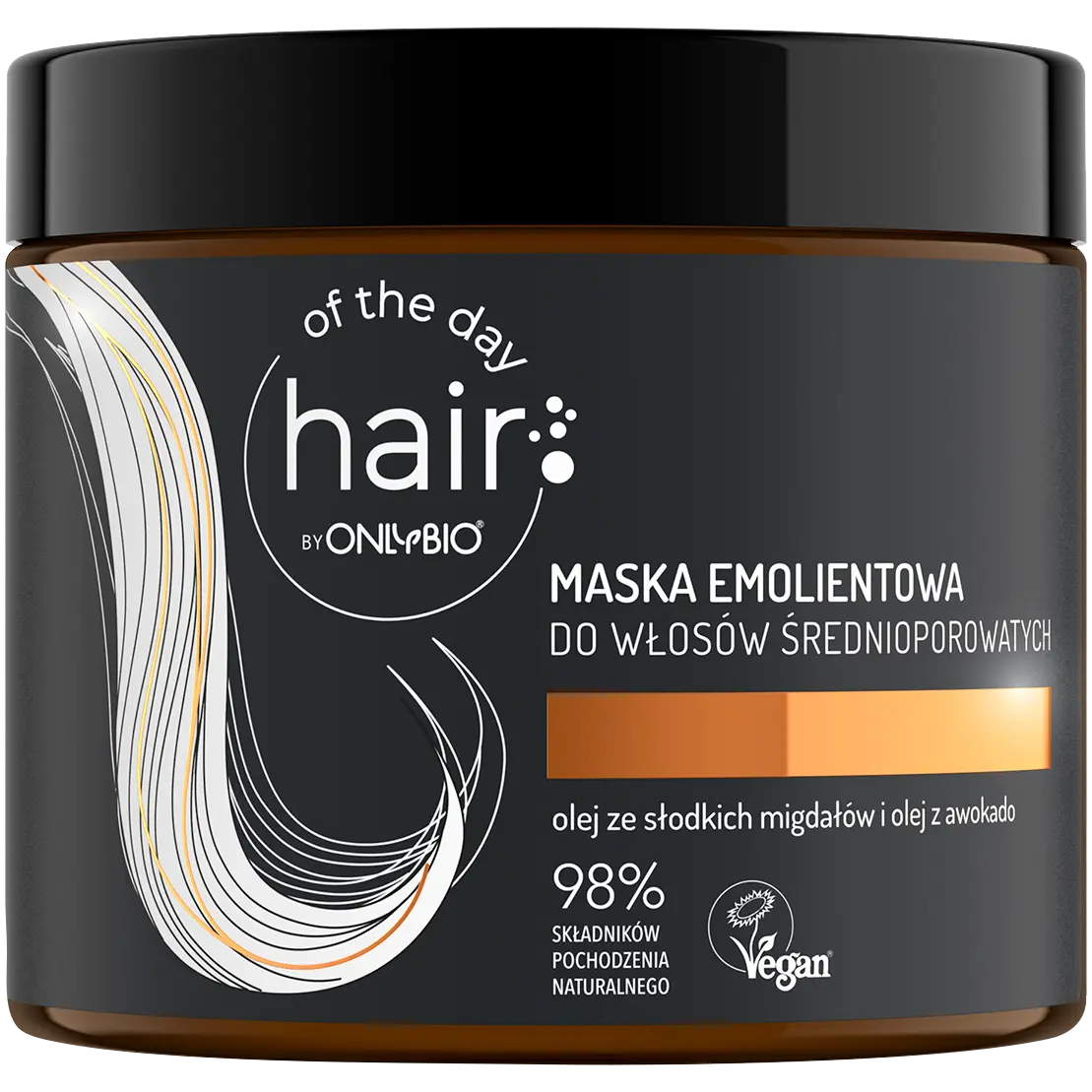 

Hair Of The Day By Only Bio смягчающая маска для волос средней пористости, 400 мл