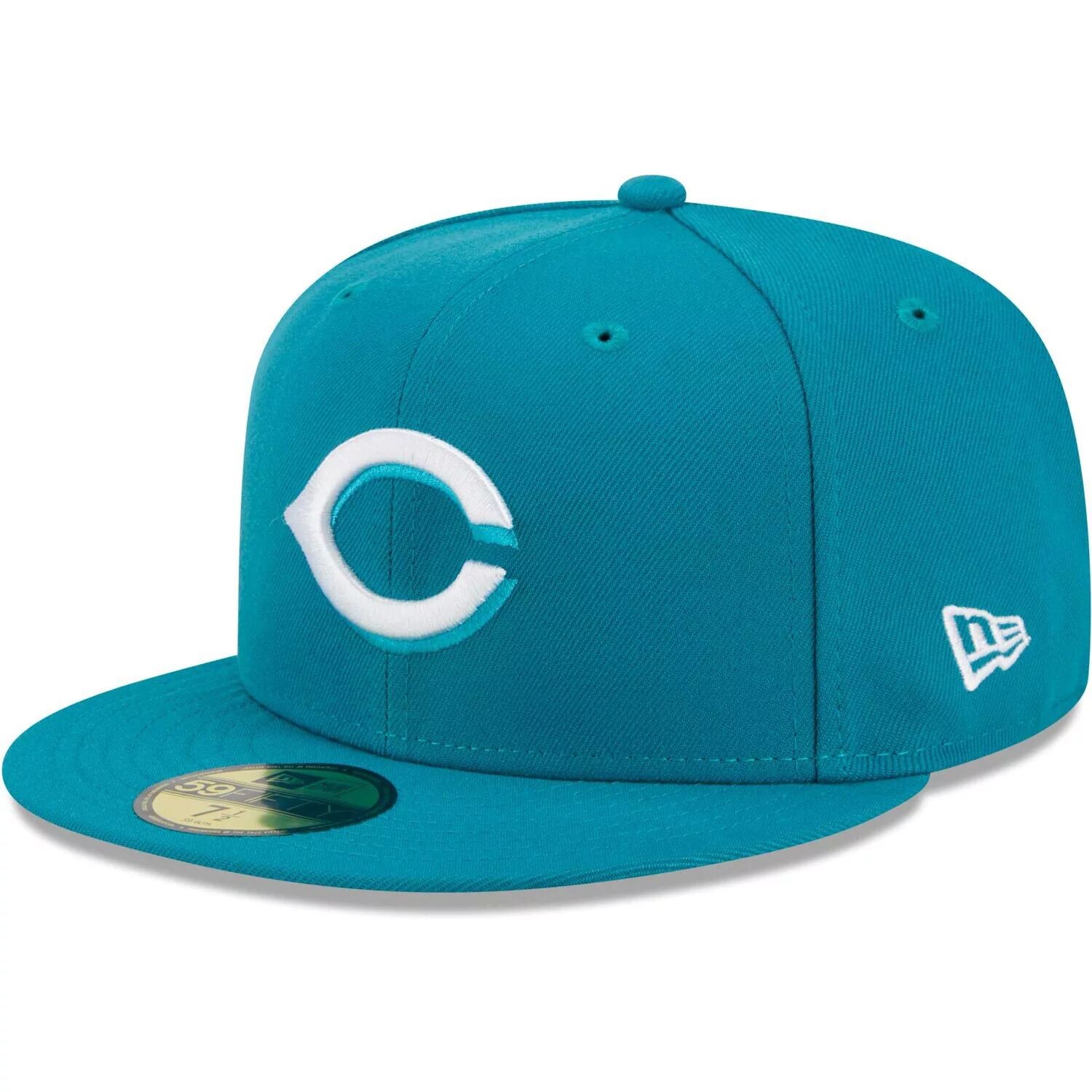 

Мужская приталенная шляпа New Era Turquoise Cincinnati Reds 59FIFTY