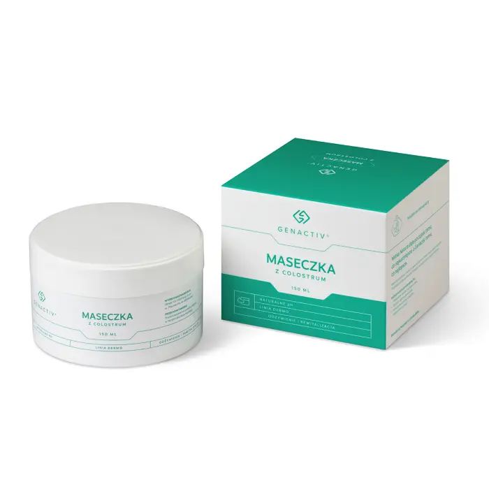 

Maseczka Z Colostrum Genactiv (Colostrigen) медицинская маска, 150 ml