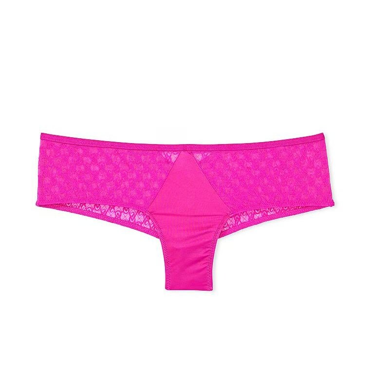 

Трусы Victoria's Secret Icon Very Sexy Lace Cheeky, ярко-розовый