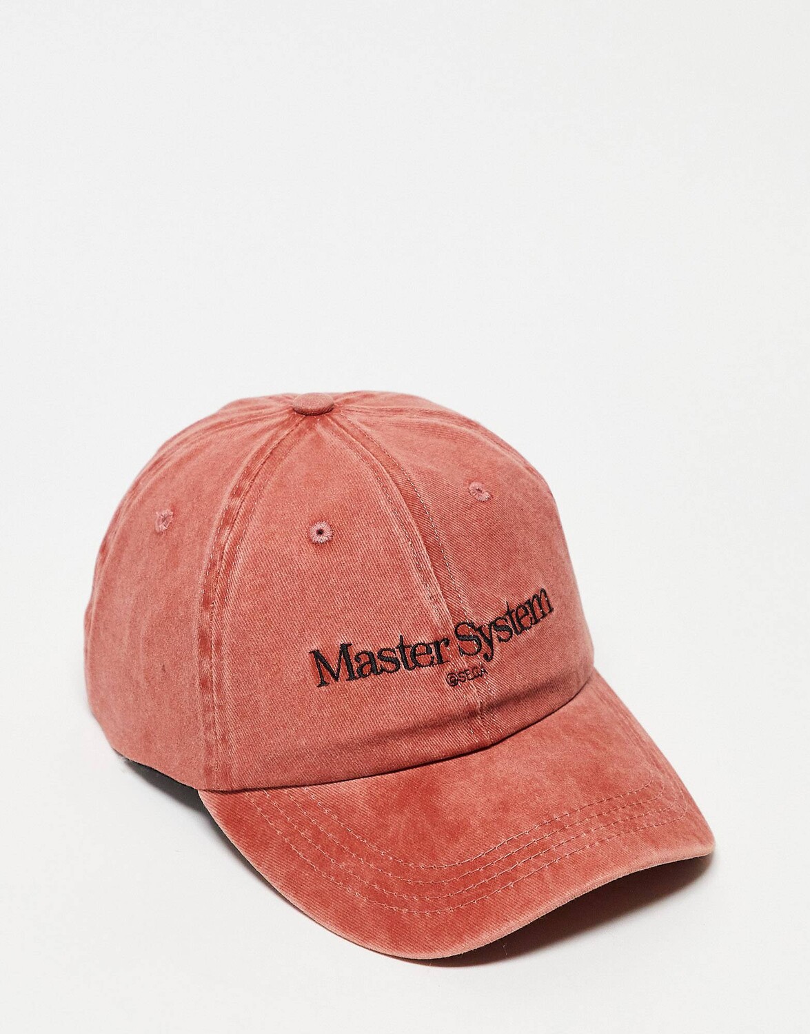 

Мягкая оранжевая бейсболка ASOS DESIGN Master System