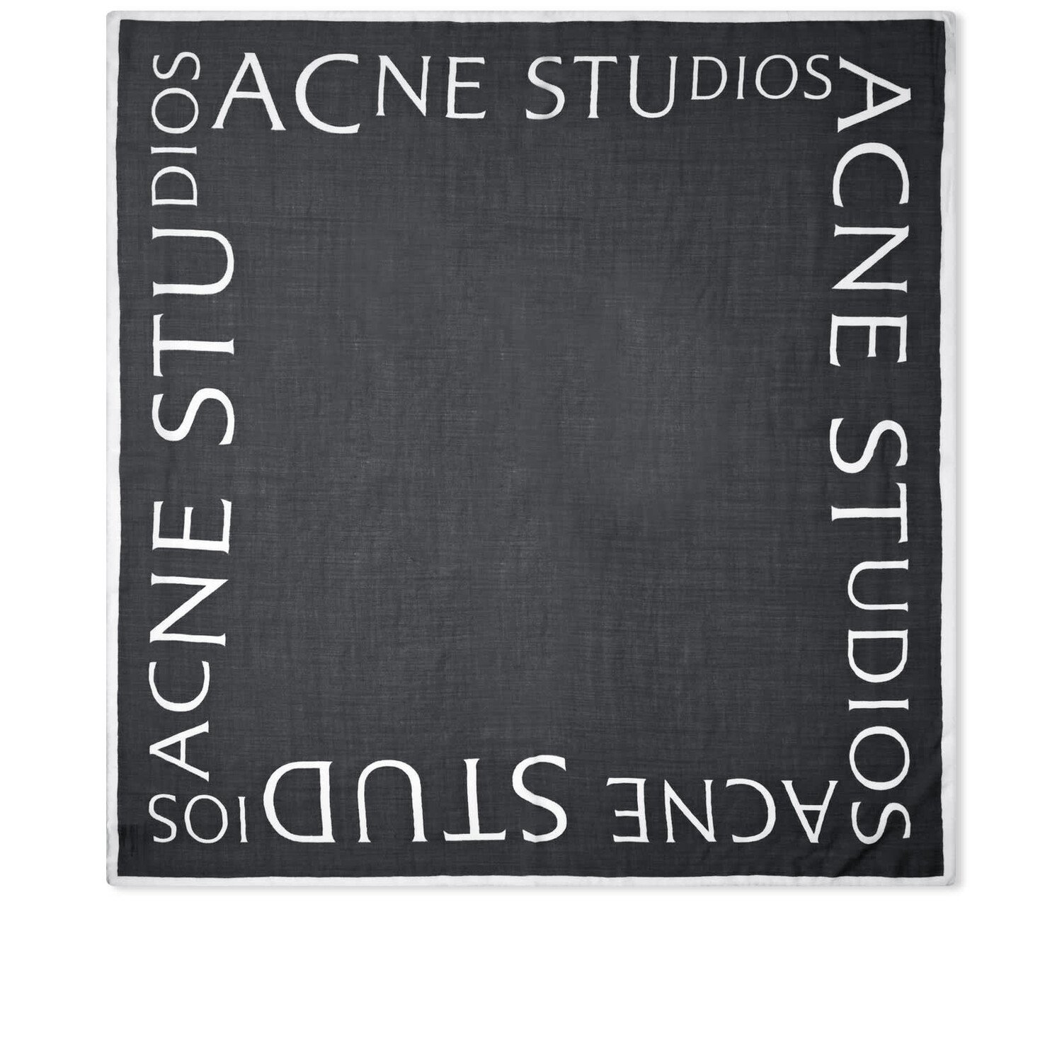 

Шарф Acne Studios Vabone, темно-серый