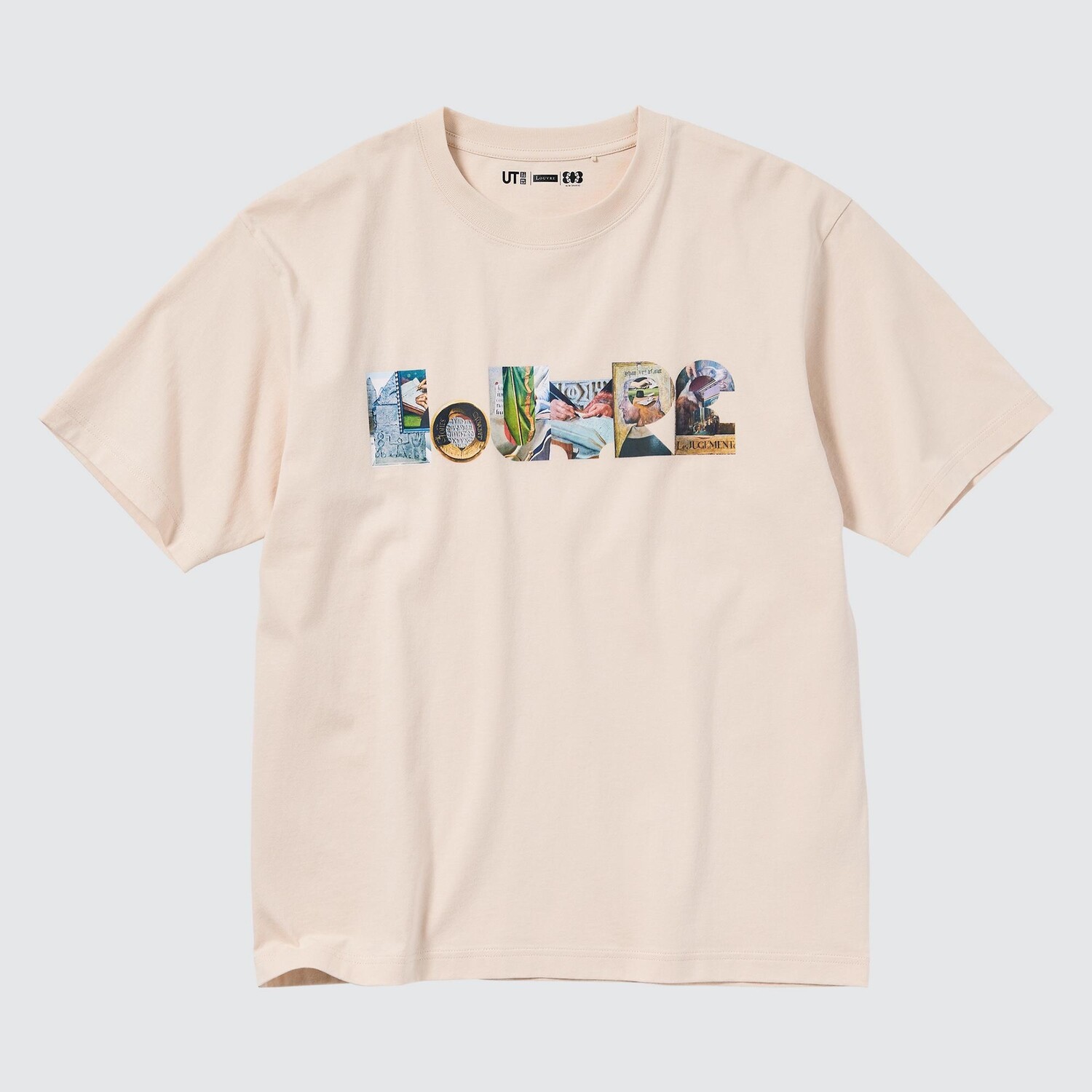 

Футболка Uniqlo Louvre Museum By M/M Ut Graphic, бежевый