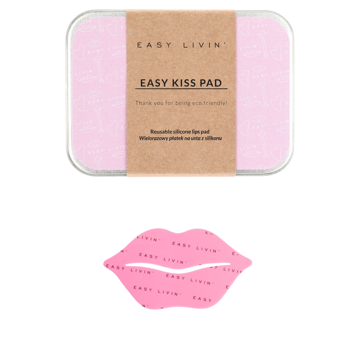 

Easy Livin' многоразовая силиконовая маска для рта Easy Kiss Pad, 1 шт.