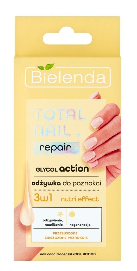 

Bielenda Bio Total Nail Repair Glycol Action 3w1 Кондиционер для ногтей, 10 ml