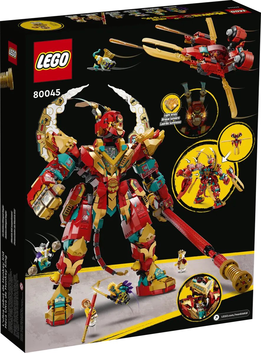 Конструктор Lego Monkie Kid Monkey King Ultra Robot 80045, 1705 деталей –  заказать из-за границы с доставкой в «CDEK.Shopping»