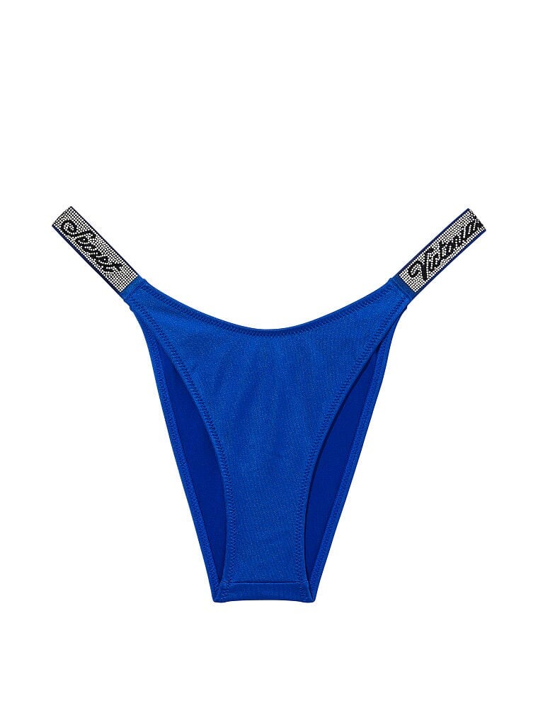

Плавки бикини Victoria's Secret Swim Shine Strap Brazilian, синий