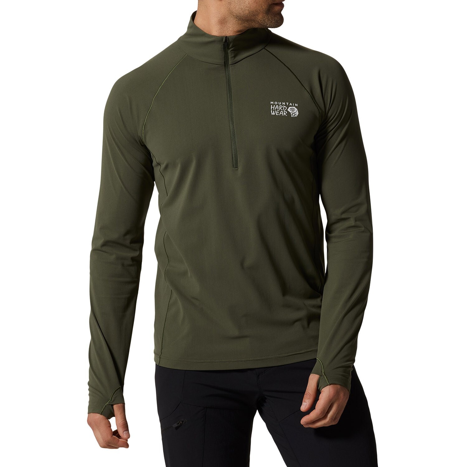 

Кофта Mountain Hardwear Mountain Stretch, зелёный