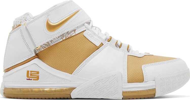 

Кроссовки Nike Zoom Lebron 2 Retro 'Maccabi' 2022, белый