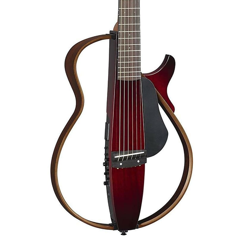 Бесшумная гитара со стальными струнами Yamaha SLG200S (Crimson Red Burst) SLG200S CRB