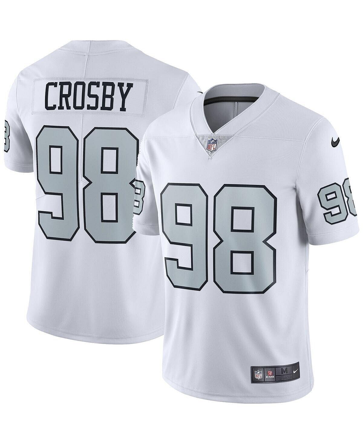 

Мужская футболка maxx crosby white las vegas raiders alternate vapor limited jersey Nike, белый