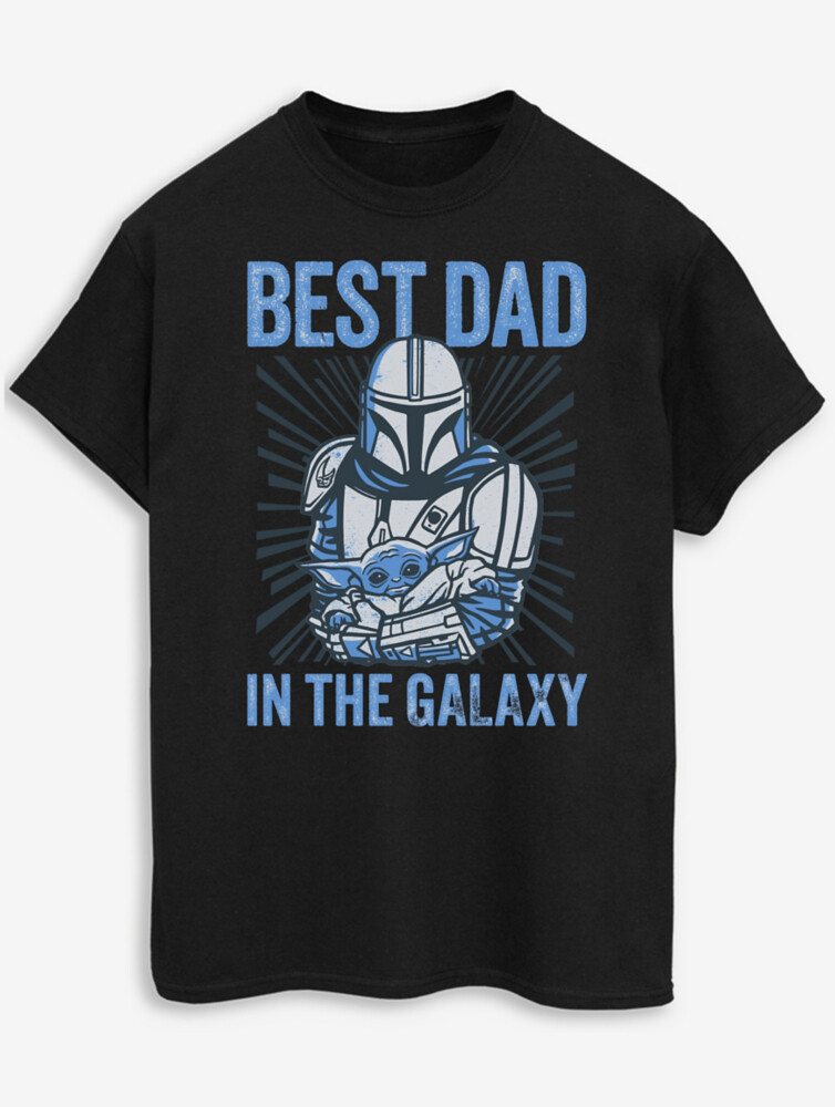 

Черная футболка с принтом для взрослых NW2 Star Wars Best Dad Adult George., черный