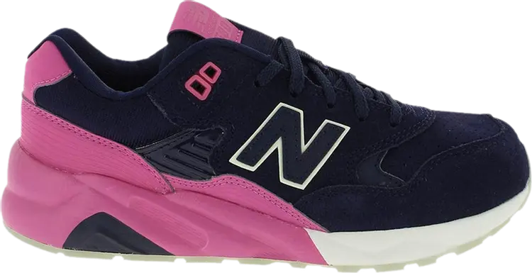 

Кроссовки New Balance 580 Big Kid Wide 'Navy Pink', синий