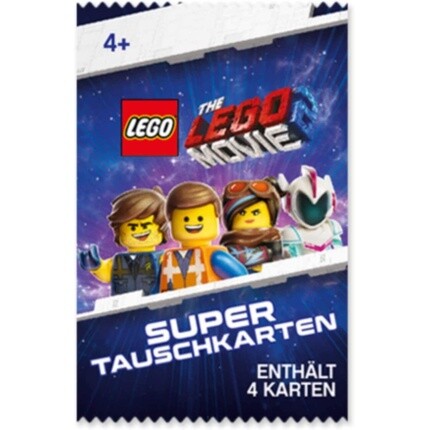

Коллекционные карточи Lego 5005797 Movie 2, 4 штуки