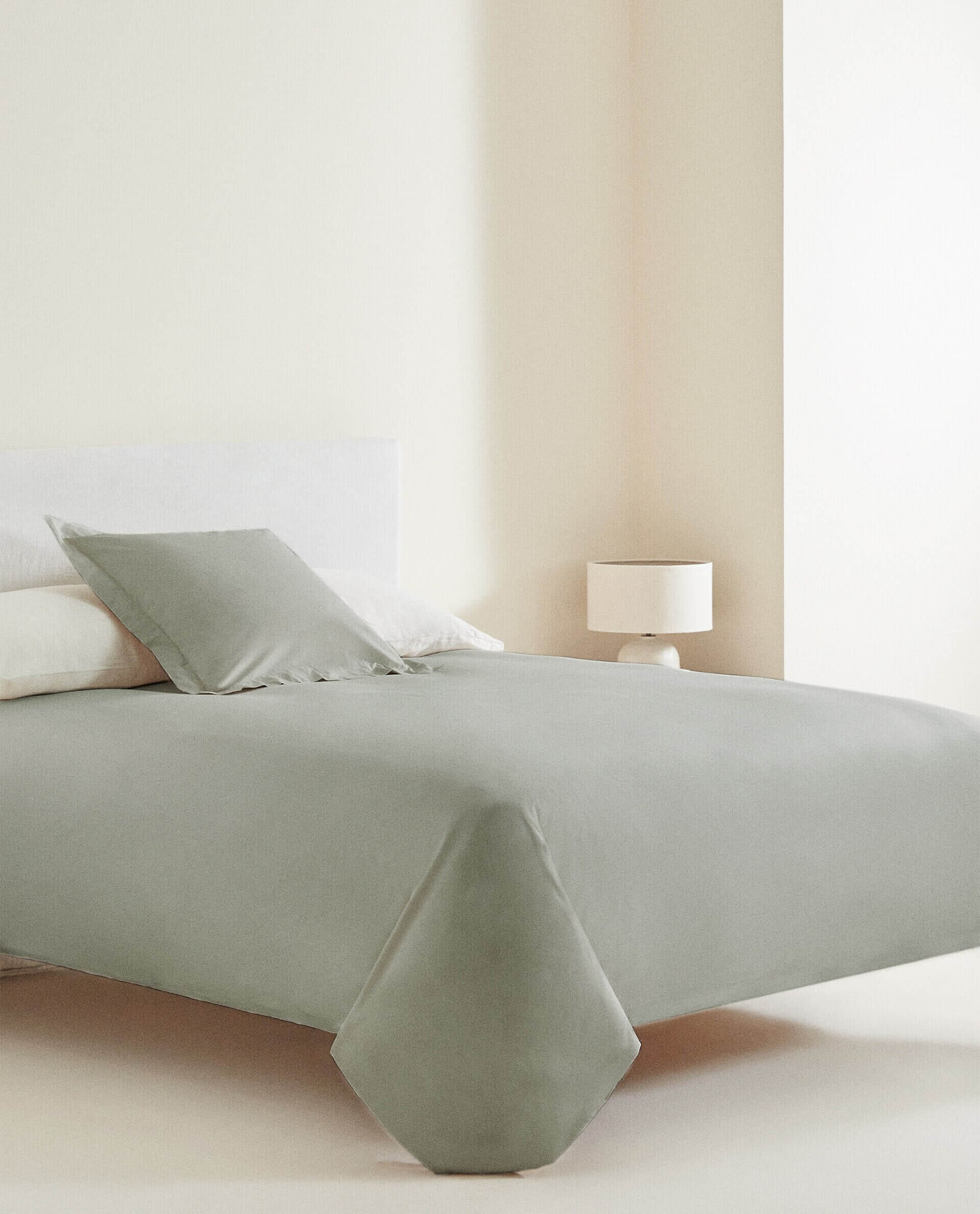 

Простыня натяжная Zara Home Percale cotton (180 threads), зеленый