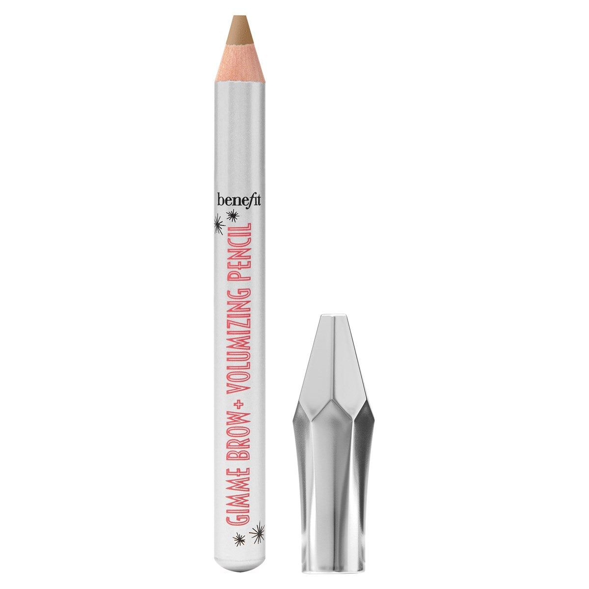 Benefit Карандаш для бровей Gimme Brow+ Volumizing Pencil Мини-карандаш для бровей 02 Теплый золотистый блондин 0,6 г