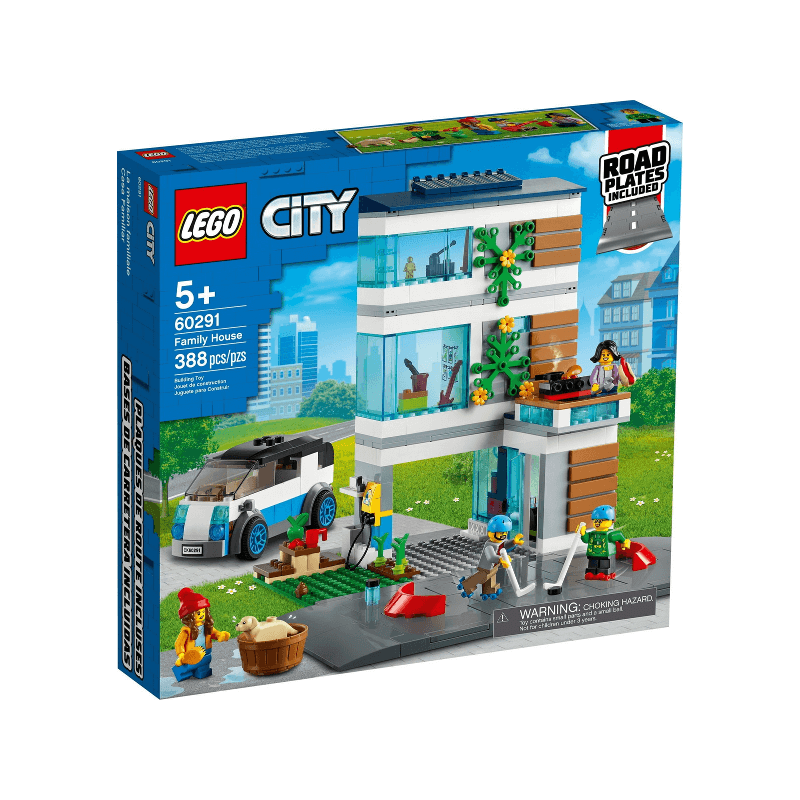 Конструктор Современный дом для семьи 60291 LEGO CITY конструктор lego city 60291 современный семейный дом