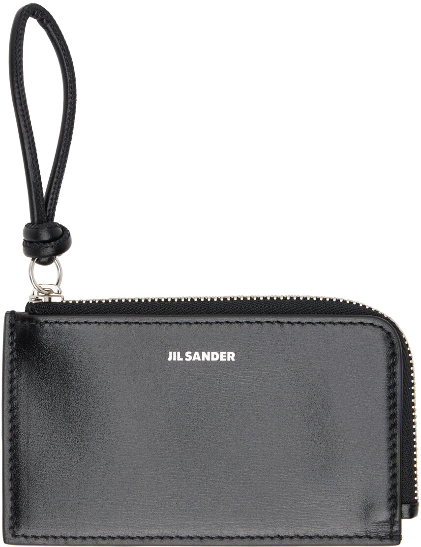 

Черный конверт для монет Jil Sander
