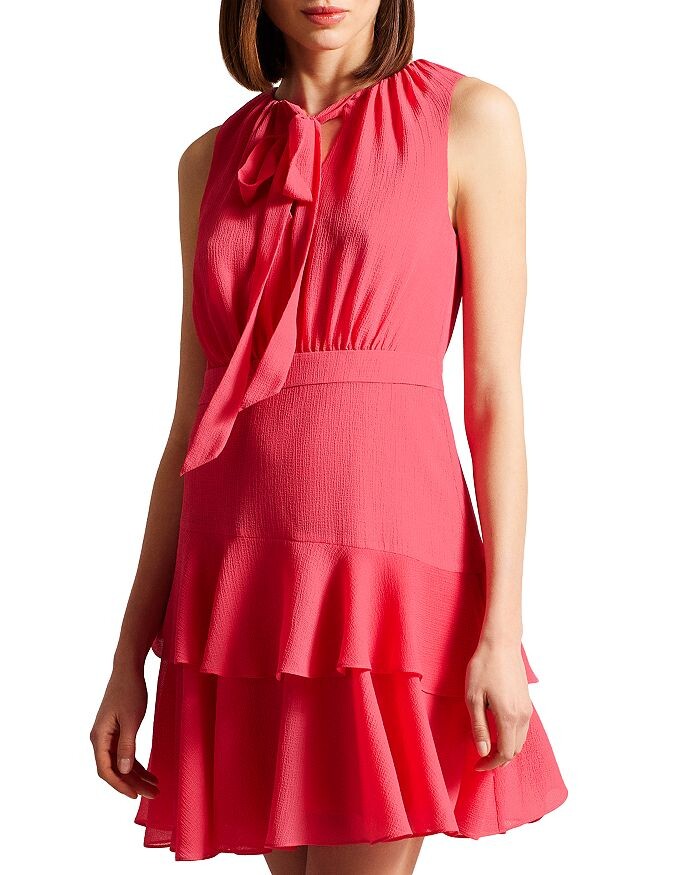 

Многоуровневое асимметричное мини-платье Zandaa Ted Baker
