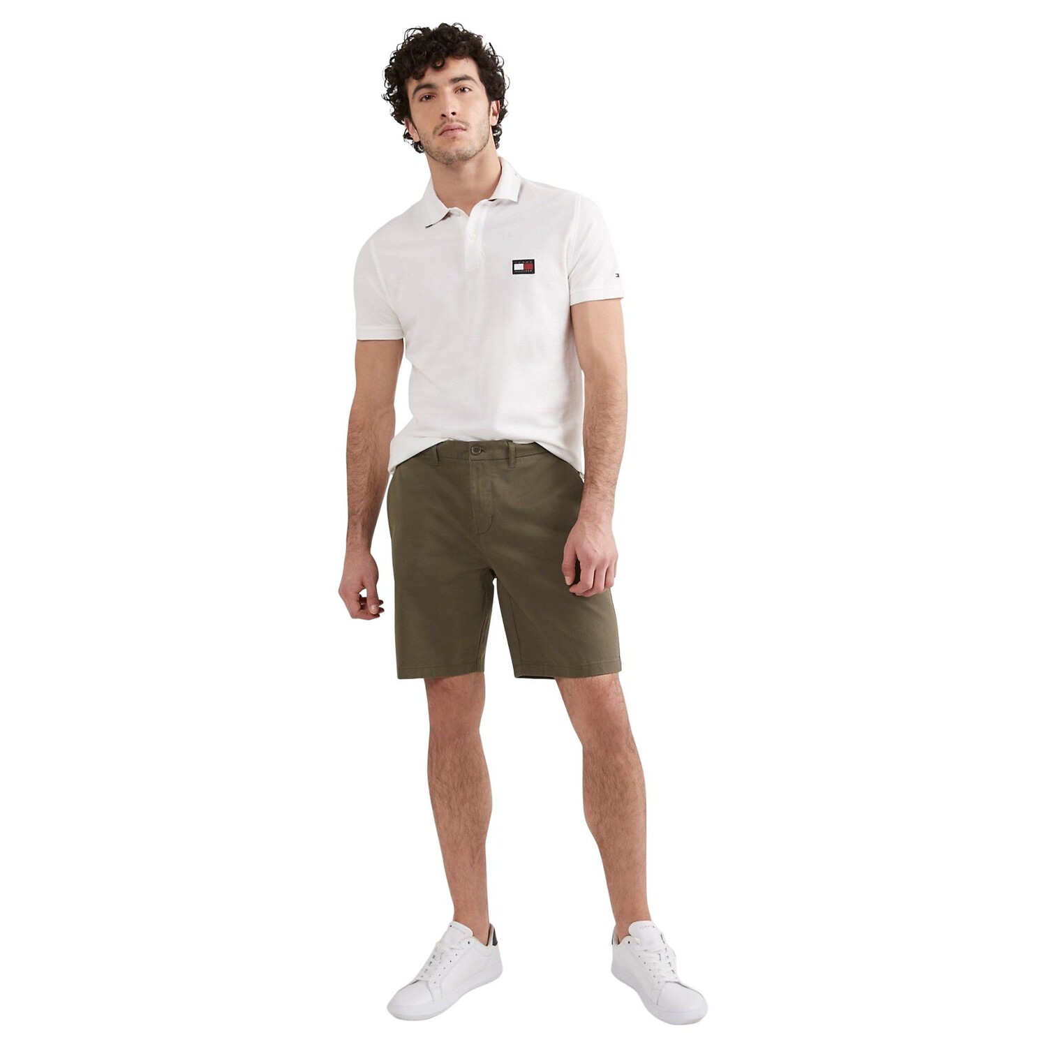 

Шорты-чиносы Tommy Hilfiger Straight Fit Solid Twill, хаки