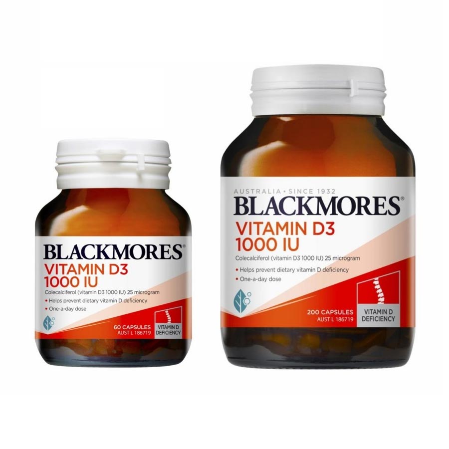 Пищевая добавка Blackmore vitamin D3, 200+60 капсул