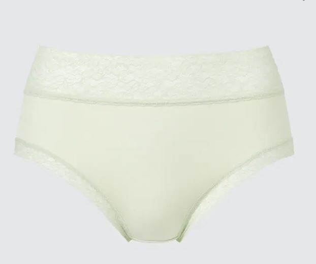 

Нижнее белье с высокой посадкой Uniqlo High Rise, зеленый