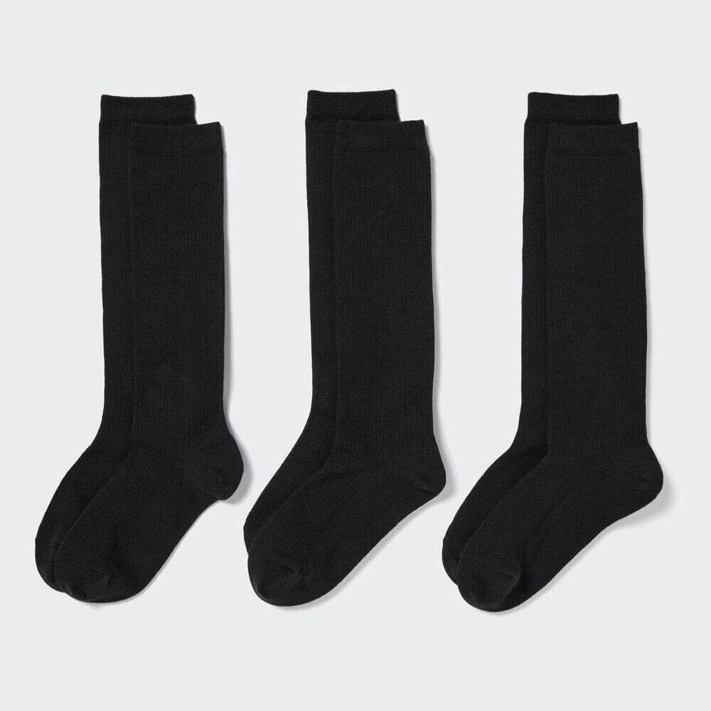 

Комплект носков Uniqlo, 3 пары, черный