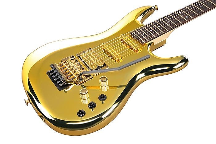 

Электрогитара Ibanez Joe Satriani JS2GD Goldboy Signature 6str с футляром 2023 Gold