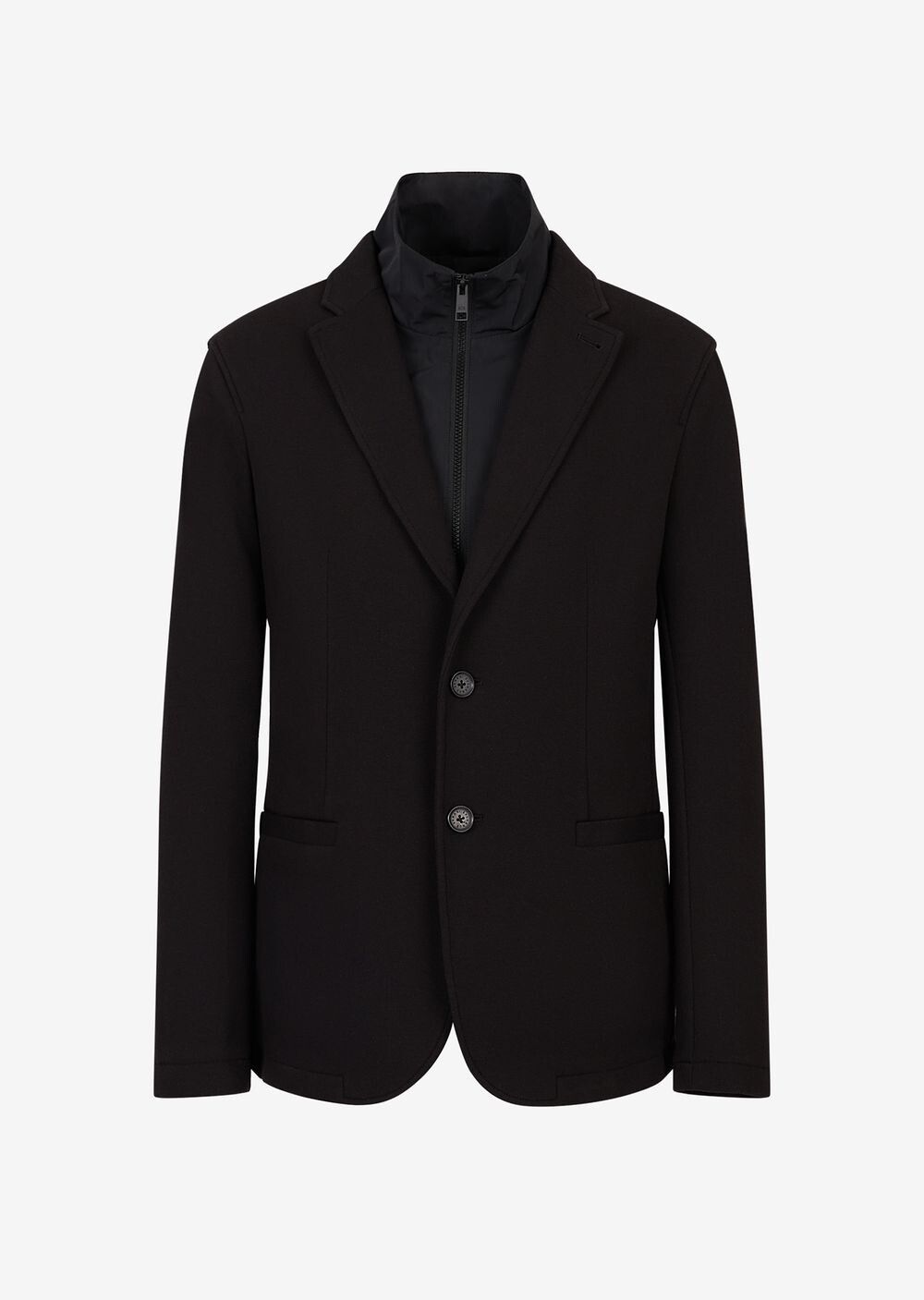 

Двусторонний блейзер из джерси Armani Exchange, черный