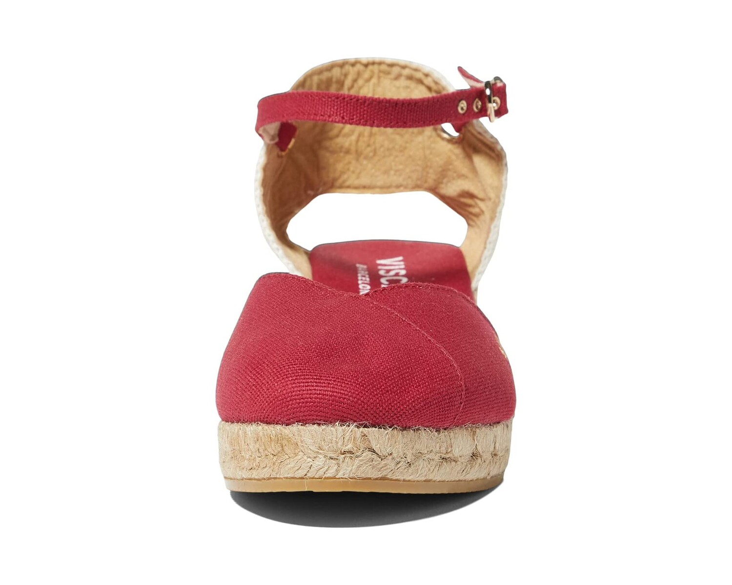 

Туфли на каблуках Pubol Espadrille Wedges VISCATA, вишневый холст