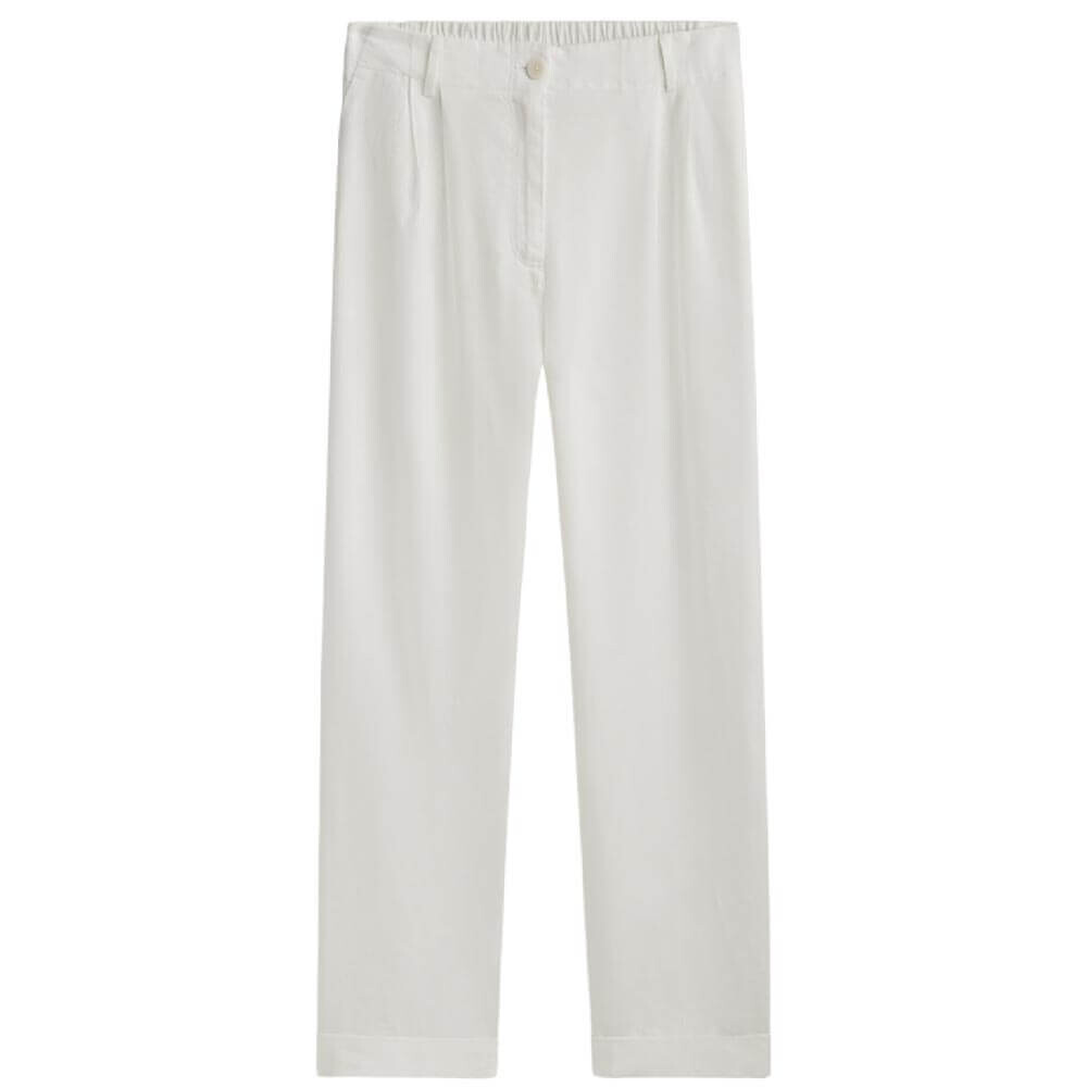 

Брюки Massimo Dutti Linen Blend Darted, кремовый