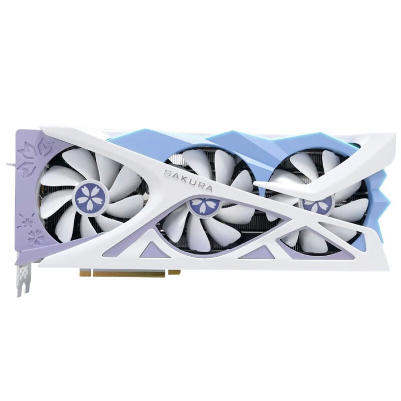 

Видеокарта Yeston GeForce RTX 4070 Ti Sakura Hitomi 12ГБ, белый/рисунок