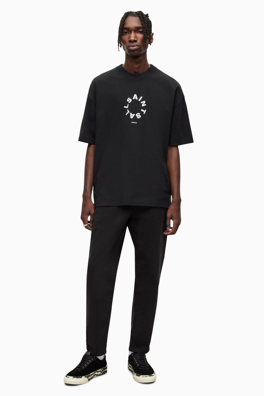 

Черные брюки чинос AllSaints Walde All Saints, черный