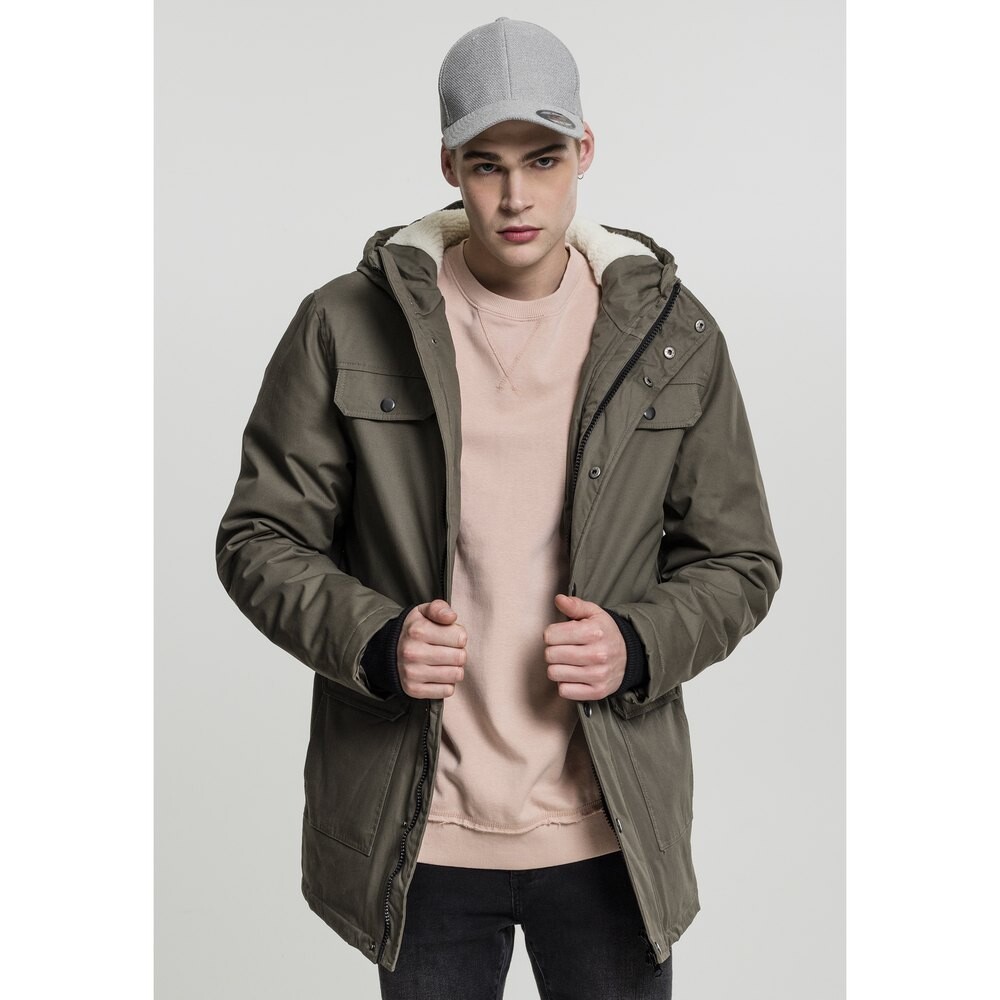

Парка Urban Classics Heavy Cotton, зеленый