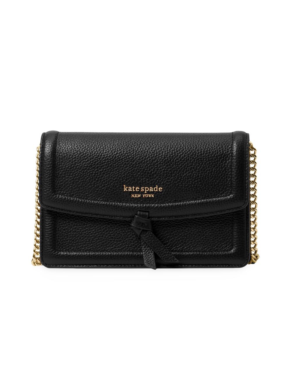

Сумка через плечо Knott из шагреневой кожи kate spade new york, черный