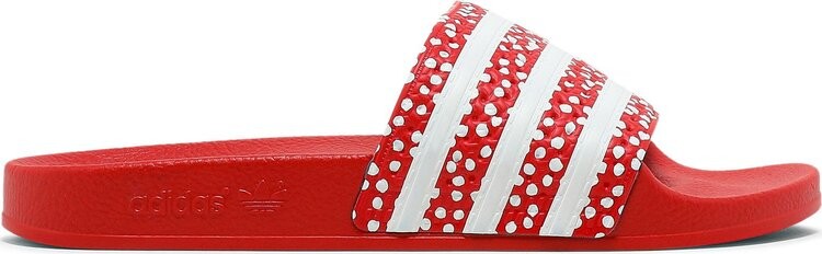 Adidas Wmns Adilette Slide Polka Vivid Red CDEK.Shopping