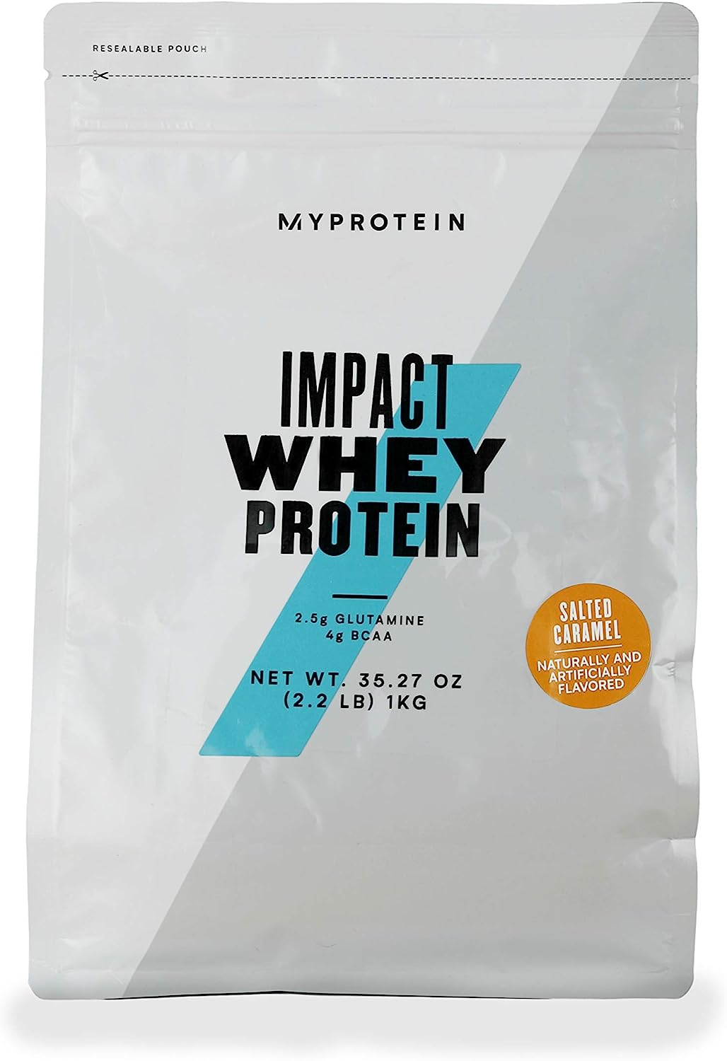 Сывороточный протеин Myprotein Impact Whey, 1000 г, соленая карамель протеин myprotein impact whey protein 2500 гр соленая карамель