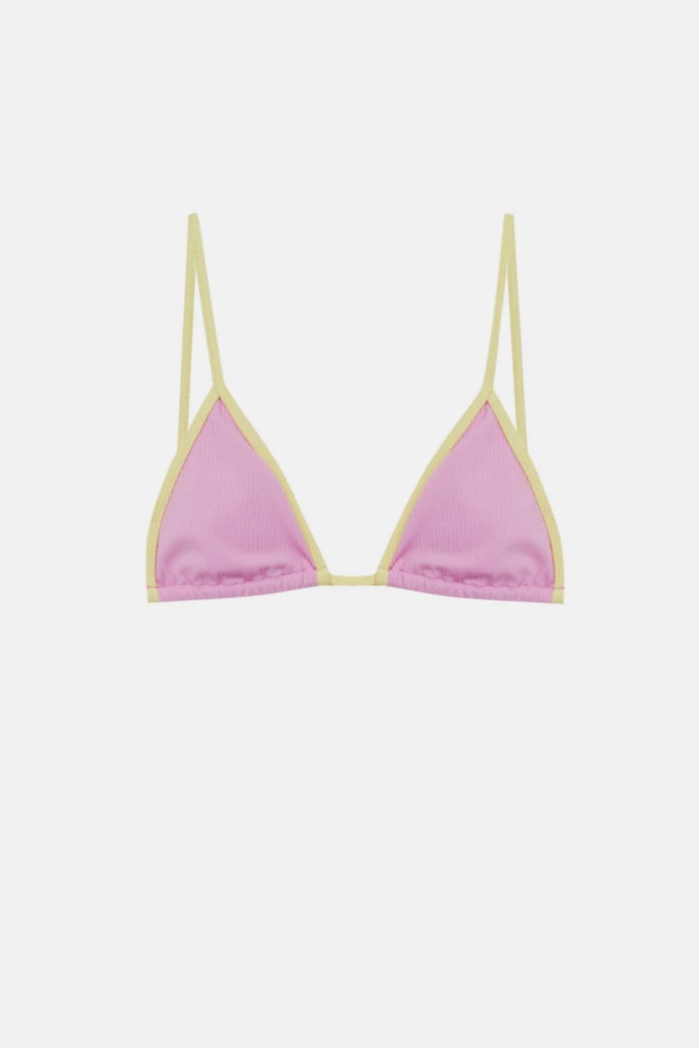 

Верх от купальника Pull&Bear Triangle Bikini, розовый