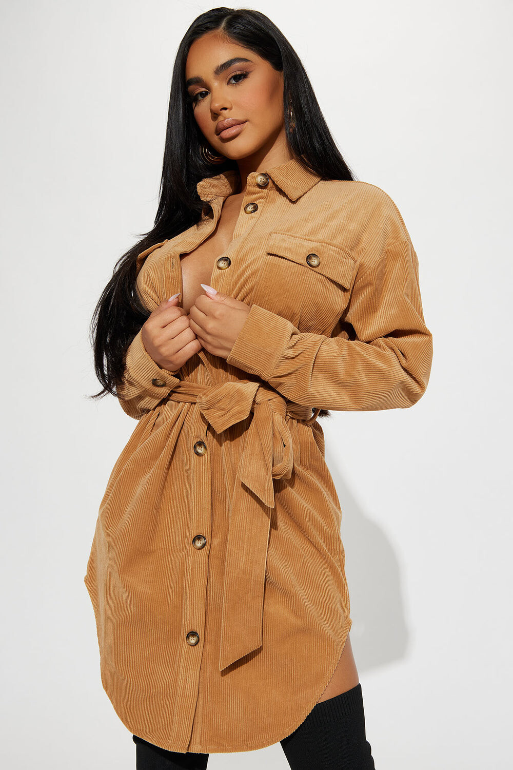 

Мини платье Fashion Nova FE22H326, песочный
