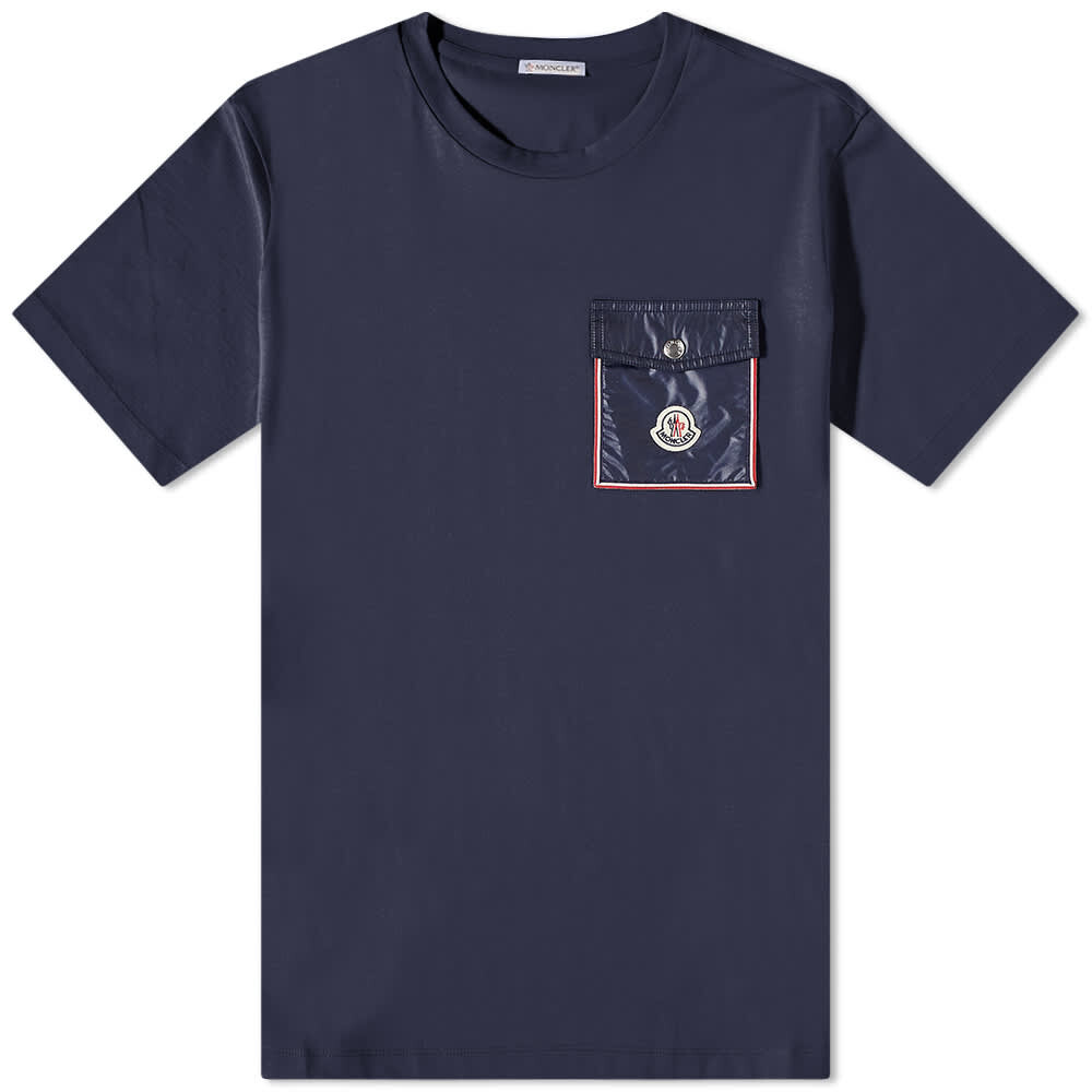 

Футболка Moncler Pocket Tee, Серый, Футболка Moncler Pocket Tee