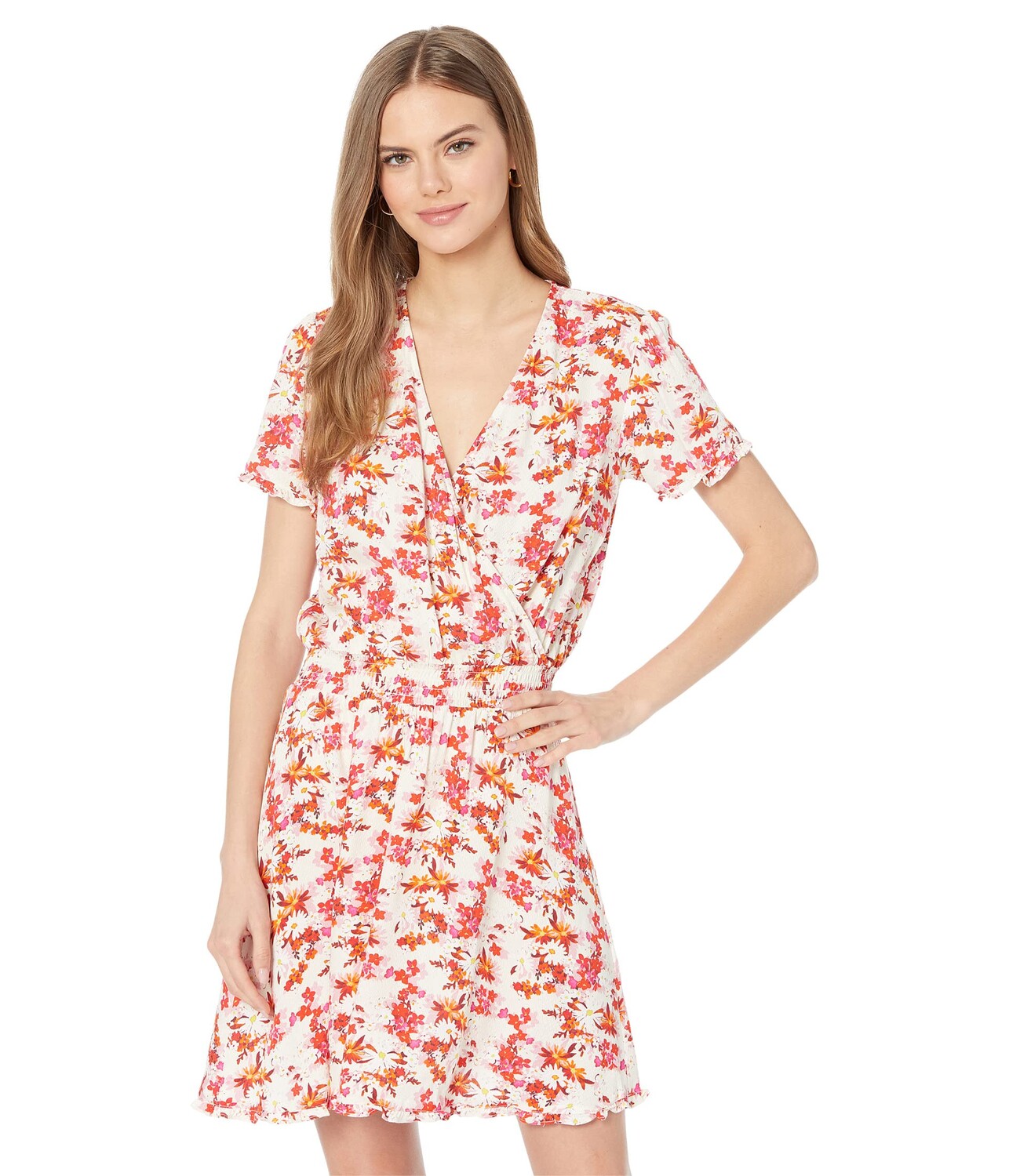

Платье bobi Los Angeles, Ruffle Surplice Dress