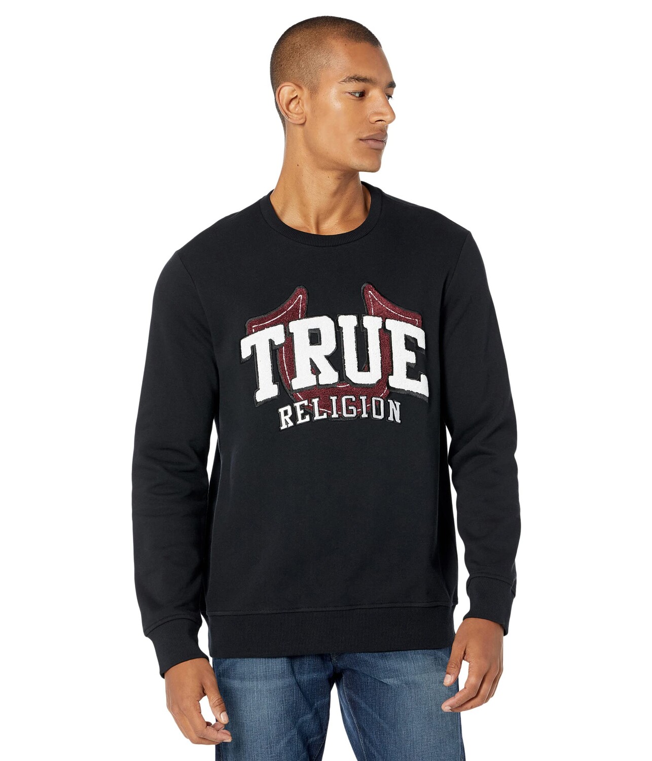 

Пуловер True Religion, Chenille Crew Sweatshirt