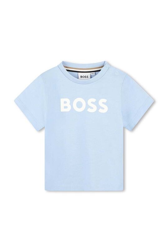 

Boss Хлопковая Детская футболка, синий