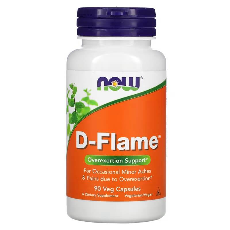 Пищевая Добавка NOW Foods D-Flame, 90 растительных капсул - фото